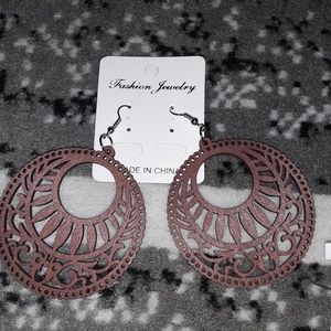 Wooden earrings